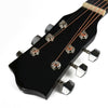 NEW Excellent Black 39" Full Size 6 String Steel Strung Acoustic Guitar UK