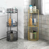 Metal 3 Tier Corner Storage Shower BathroomCaddy Shelving Free Standing Shelf