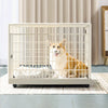 97CM Dog Cage Puppy Pet Crate Travel Carrier Small Medium Large Kennel W/Wheel
