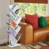 New 9 Tiers Book Shelves Tree Tower Storage Corner Shelving Unit Bookcase