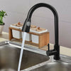 Black Kitchen Sink Taps Pull Out Spray Single Lever Swivel Spout Brass Mixer Tap