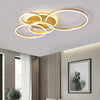 Modern Round 3/5 Ring LED Ceiling Light Pendant Lamp Chandelier Lights Bedroom