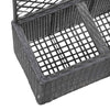 Trellis Raised Bed Planter With Removable Pots Poly Rattan Plant Flower Box New
