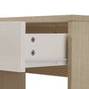 Simple Budget Computer Desk Wooden Small Table With Sliding Drawer Tray