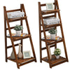 Wooden 3/4 Multi Layer Shelf Rack Holder Plant Flower Pot Stand Garden Home Unit