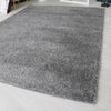 SMALL X LARGE SIZE GREY FLUFFY THICK PLAIN SOFT SHAGGY NON SHED RUG MODERN RUGS