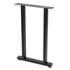 2x Industrial Table Legs Metal Box Shape Dining/Bench/Coffee Desk Leg