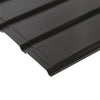 Mondeer 12 PCs Corrugated Roof Sheets Profile Galvanized Metal Roofing Black