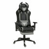 Racing Gaming Chair Swivel PU Computer Desk Office Chair Ergonomic Recliner Grey