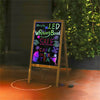 LED Light Advertising Message Writing Board A Board Pavement Sign Display Stand