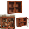 Retro Wall/Desktop Wooden Drawers Storage Cabinet Organiser Cosmetic Jewelry Box