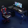 Gaming Desk Computer PC Table Workstation w/ Headphone Hook & Cup Holder Office
