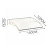 Door Canopy Awning Shelter Front Back Outdoor Porch Patio Window Roof Rain Cover