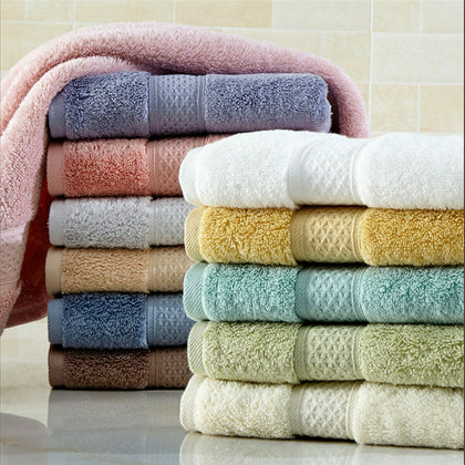 3Pcs 100% Cotton Bath Sheet Large Towel Set Super Soft Face Hand Bathro