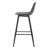 2X Bar Stools PU/ Velvet/ Fabric Breakfast Stool Chairs Kitchen Pub Grey Brown