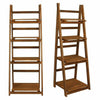 4 Tier Wooden Ladder Shelf Display Stand Unit Home Plant Flower Book Shelves UK