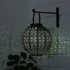 Solar Powered LED Morrocan Lantern Hanging Garden Lamp Light Decor Yard Home UK