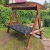 Garden Patio Bench Cushion Pad 3 Seater Tufted Pallet Swing Chair Seating Mat