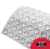 100Pcs Silicone Rubber Feet Anti-Slip & Collision Clear Self Adhesive Sticky Pad