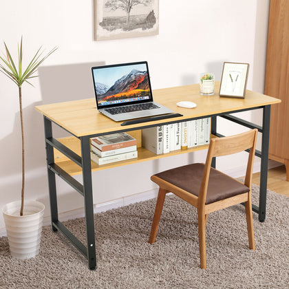 Adjustable Office Writing Desk Study Computer PC Table Shelf Workstation Home