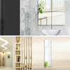 6x 30cm Mirror Tile Wall Sticker Square Self Adhesive Room Decor Stick On