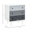Chest of Drawers, 3 Drawer Storage Cabinet Home Organizer for Bedroom
