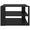 Coffee Table Black 60x60x40 cm Chipboard Living Room Quality Unit