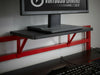 Virtuoso Black Gaming Computer Desk Table Red Headphones Holder
