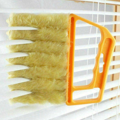 Washable Venetian Blind Cleaner Duster Brush 7 Slats Easy Cleaning Supply