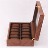 12 Slot Wooden Watch Box Display Organizer Storage Collector Case Holder Visible