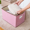 Foldable Fabric Storage Box with lid Drawer Toys/Books/Clothes Shelving Organise