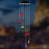 Wind Chimes Solar Powered LED Light Changing Hanging Garden Yard Outdoor Decor