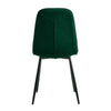 2* Green Velvet Dining Chairs Kitchen Dining Room Furniture Chair Home Modern