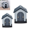Plastic Dog Cat Kennel Pet House Weatherproof Animal Shelter+WindShield/skylight