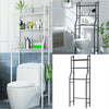 3Tiers Bathroom Over Toilet Shelf Storage Unit Towel Holder Organiser Rack 160cm