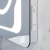 LED Illuminated Bathroom Mirror With Lights Demister Shaver Socket 3X Magnifying