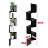 3/5 Tier Corner Shelf Floating Wall Shelves Storage Display Bookcase Home Decor