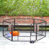 Pet Dog Pen 6 Panel Foldable Puppy Rabbit Playpen Run Crate Cage Enclosure Fence