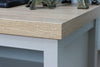 Grey Oak TV Stand Two Tone 1 Door Cabinet Television Unit Open Shelf Cable Tidy
