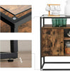 Industrial Storage Sideboard Large Rustic Cabinet Vintage Metal Console Table