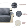 Sofa Covers Quilted Throw Washable Anti Slip Cover Couch Furniture Protector Pet