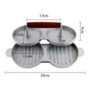 Hamburger Maker Double Burger Press Aluminium Non Stick Beef Patty Meat BBQ
