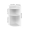 3 Tier Wall Corner Shelf Bookcase Shelf Storage Display Organizer Cabinet Unit
