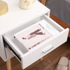2 Drawer Wooden Bedside Table Cabinet Nightstand Storage Bedroom Furniture
