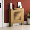 Milton Radiator Cover Small Natural MDF Modern Unfinished Cabinet Heating Guard