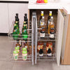 Soft Pull Out Storage Unit 800-1000mm Corner Cupboard 4 Baskets Larder Organizer