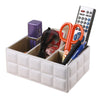 TV Remote Control Holder Phone Tea Table Storage Box Desktop Tidy Organizer