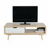 TV Stand Media Unit Cabinet Coffee Table w/ Drawers Storage Wood Legs 120cm Room