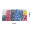 1300PCS Bootlace Crimping Tool Ferrule Crimper Kit Cord End Ratchet 0.25-10mm²