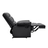 Manual Recliner Armchair PU/Velvet Sofa Reclining Chair with Adjustable Footrest